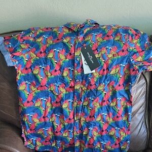 Ditch Plains Kids Colorful Button Down Shirt